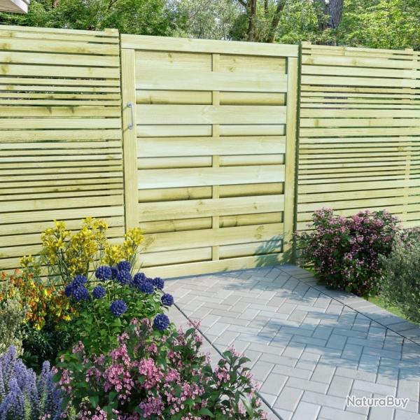 Portillon Bois de pin impr�gn� 100x125 cm Vert