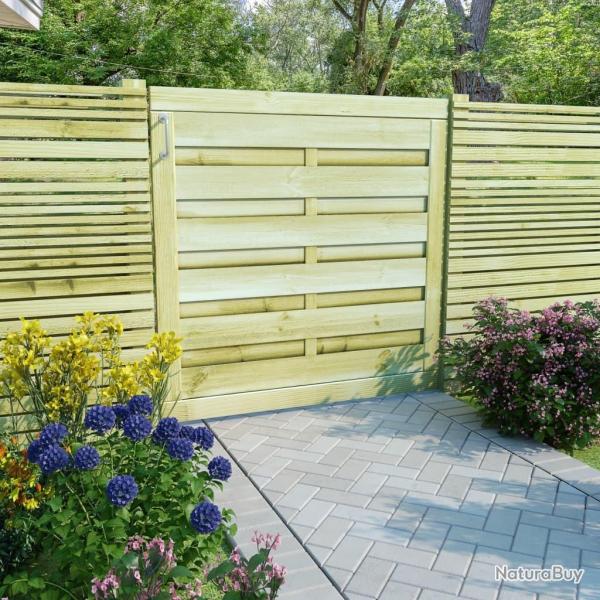 Portillon Bois de pin impr�gn� 100x100 cm Vert