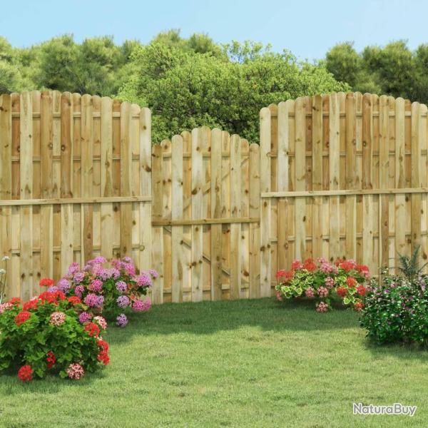 Portail de jardin Bois de pin impr�gn� 100x150 cm alsavelo