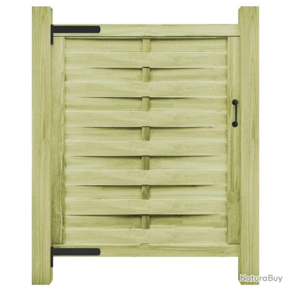 Portillon Bois de pin impr�gn� 100x125 cm Vert