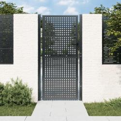 Portail de jardin Anthracite 100x200 cm Acier