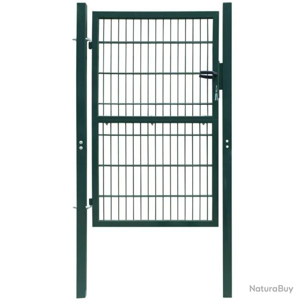 Portail de cl�ture 2D (simple) vert 100x120 cm