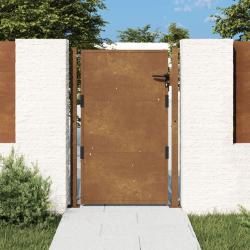 Portail de jardin 100x150 cm en acier Corten
