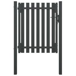 Portail de jardin en acier 100x100 cm anthracite