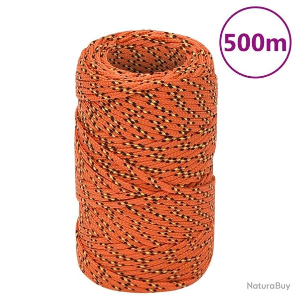 Corde de bateau Orange 2 mm 500 m Polypropyl�ne alsavelo