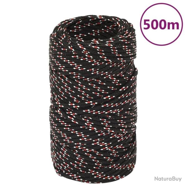 Corde de bateau Noir 2 mm 500 m Polypropyl�ne alsavelo