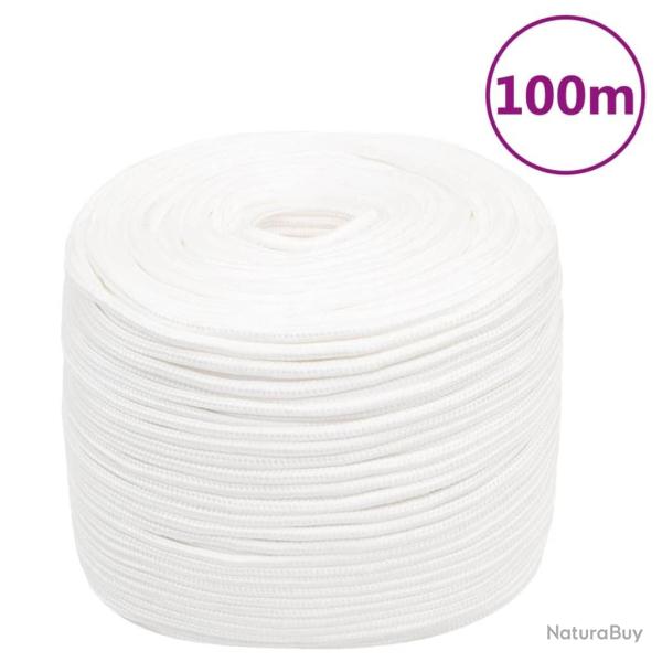 Corde de bateau Blanc complet 6 mm 100 m Polypropyl�ne alsavelo