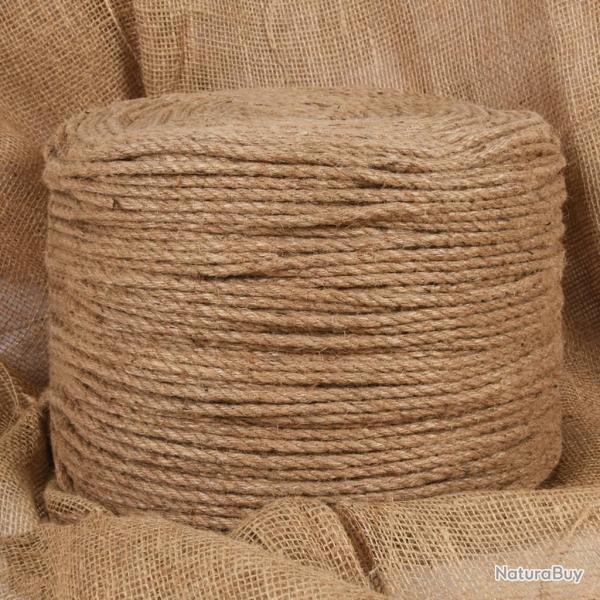 Corde de jute 50 m de long 8 mm d'�paisseur