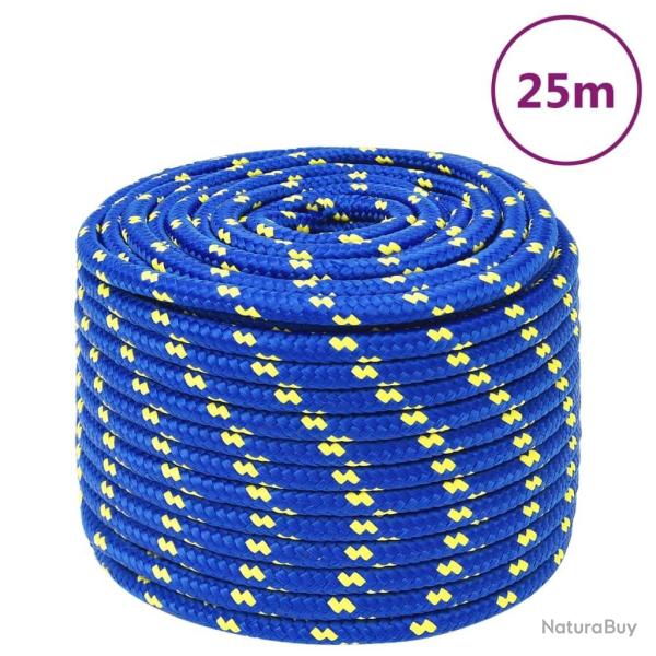 Corde de bateau Bleu 12 mm 25 m Polypropyl�ne