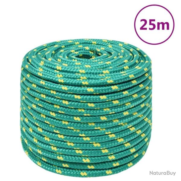 Corde de bateau Vert 12 mm 25 m Polypropyl�ne
