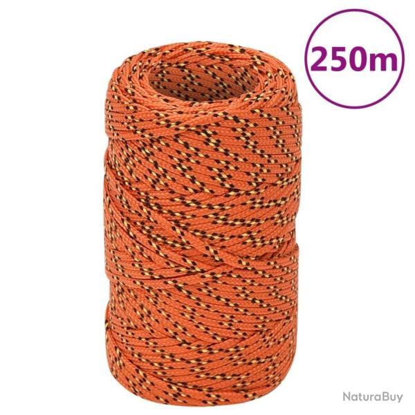 Corde de bateau Orange 2 mm 250 m Polypropyl�ne alsavelo