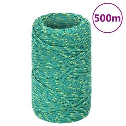Corde de bateau Vert 2 mm 500 m Polypropyl&egrave;ne