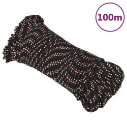 Corde de bateau Noir 5 mm 100 m Polypropyl&egrave;ne