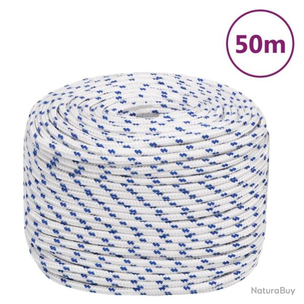 Corde de bateau Blanc 6 mm 50 m Polypropyl�ne alsavelo