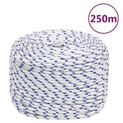 Corde de bateau Blanc 6 mm 250 m Polypropyl&egrave;ne