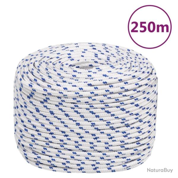 Corde de bateau Blanc 6 mm 250 m Polypropylne alsavelo