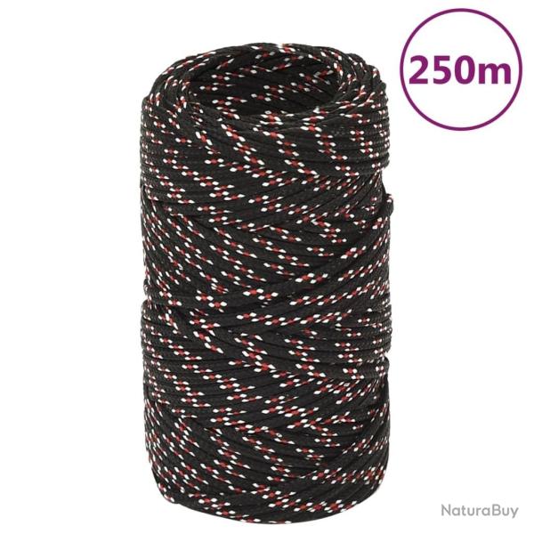 Corde de bateau Noir 2 mm 250 m Polypropyl�ne