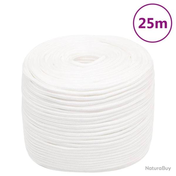 Corde de bateau Blanc complet 10 mm 25 m Polypropyl�ne alsavelo