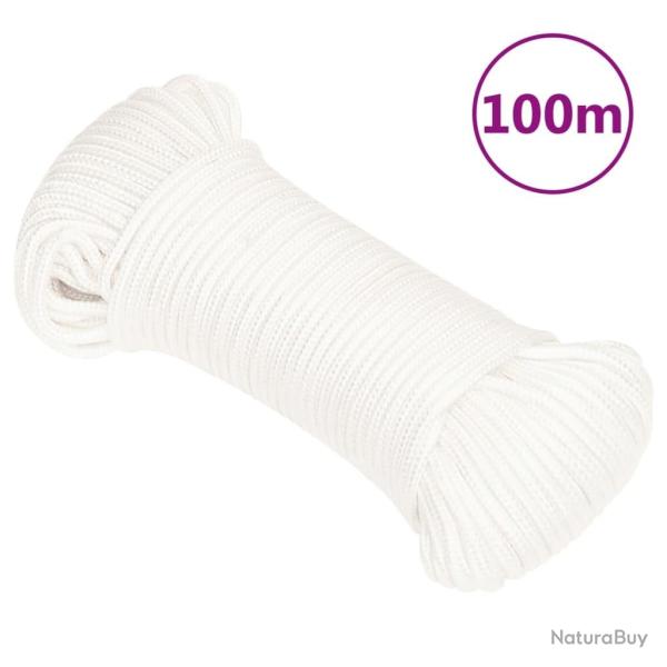 Corde de bateau Blanc complet 3 mm 100 m Polypropyl�ne