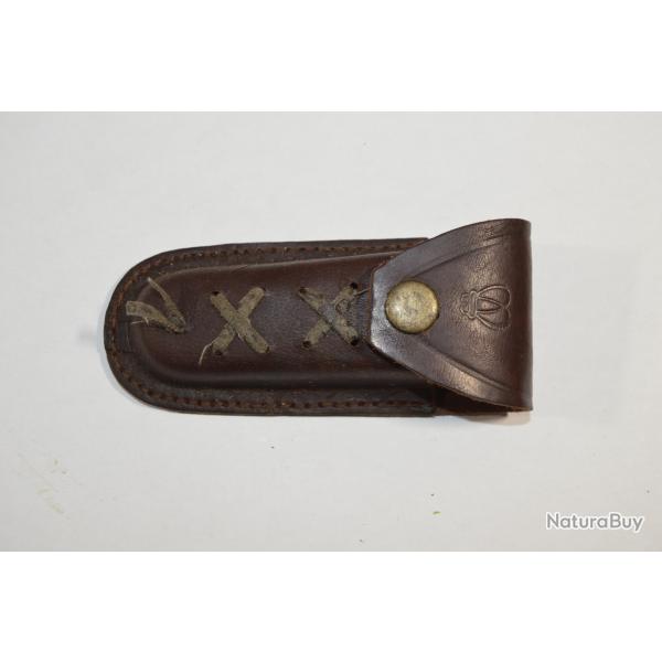 Etui pour couteau  de poche Chasse  / p�che / bois /  sortie nature Etui Cuir 11.5 cm (17)