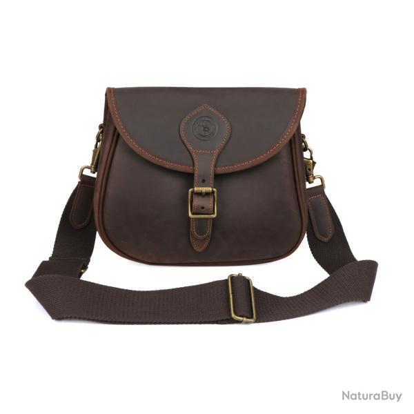 DERNIER EXEMPLAIRE - Sacoche de chasse Tourbon en cuir de haute qualit� - LIVRAISON GRATUITE
