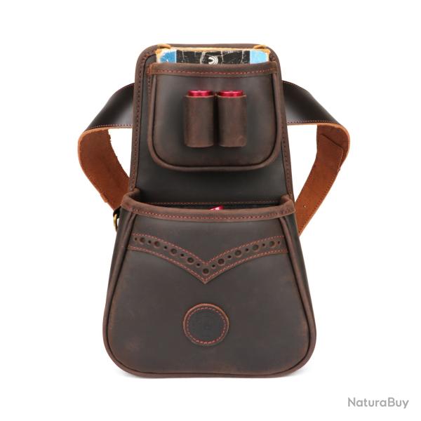 Sacoche de ceinture en cuir haute qualit� Tourbon - LIVRAISON GRATUITE