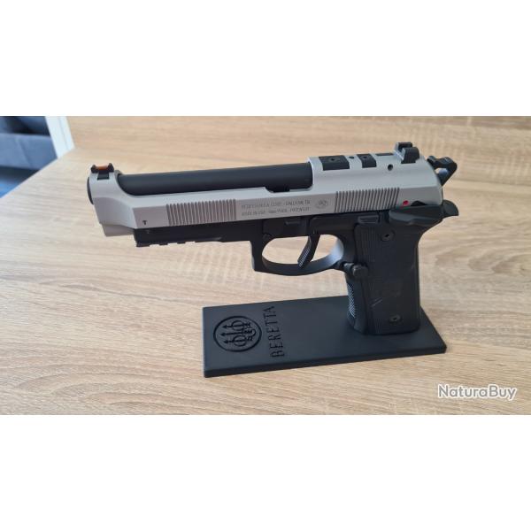 Stand simple / Support / Prsentoir pour pistolet Beretta 92X GTS / 92xi SAO gris