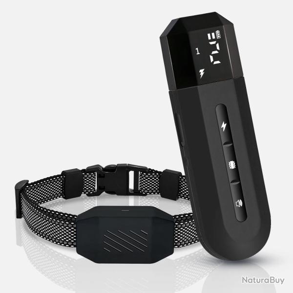 Collier d'Entranement Intelligent avec Tlcommande, Vibrant, tanche, Rechargeable