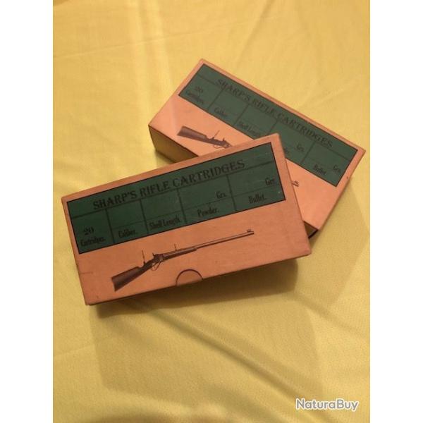 BOITE DE RANGEMENT ANCIENNE POUR CARTOUCHES 45-70