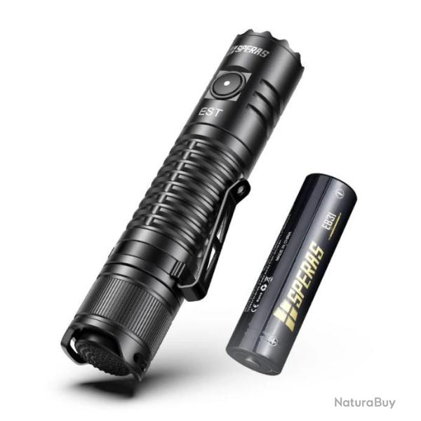 Lampe Tactique, Police, SPERAS EST 1900lm
