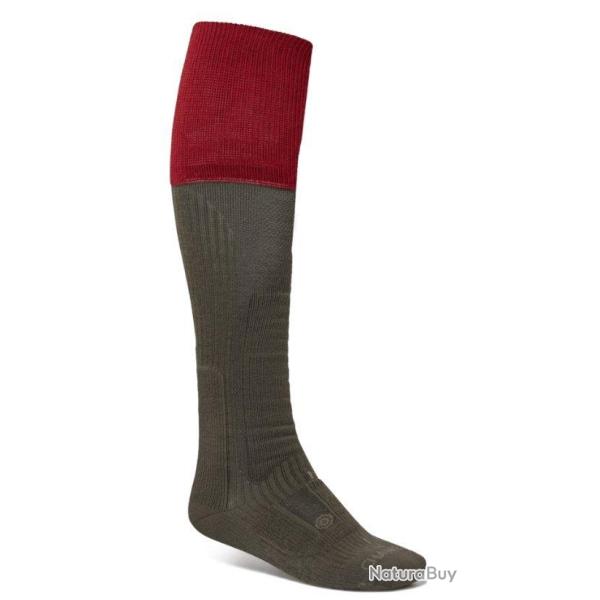 Chaussettes montantes vert rouge Vierzon LE CHAMEAU-XL