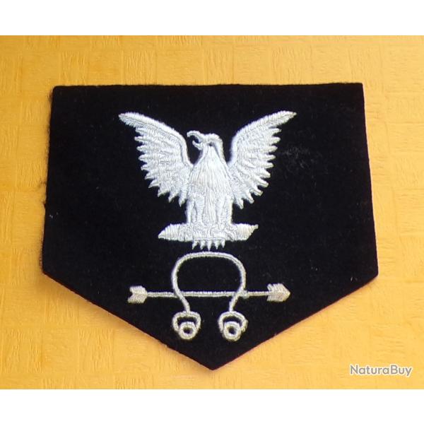 ARMEE AMERICAINE U.S :� U.S NAVY TISSU DE SOUNDMAN ( OREILLE )  , BON ETAT VOIR PHOTOS . POUR TOUT R