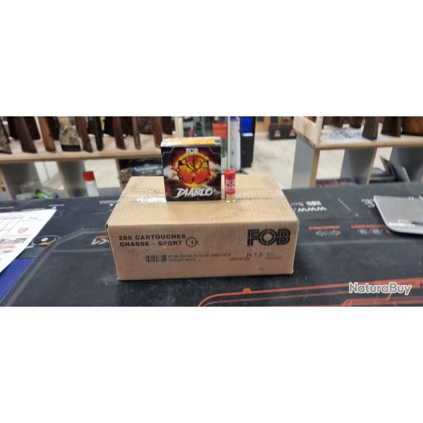 op� trap! 750 cartouches diablo 28gr 7 1/2 Fob