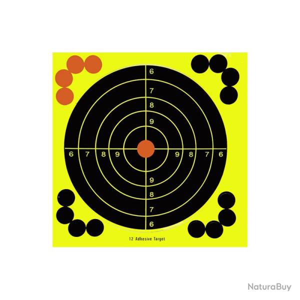 Cible Ractive Adhsive 26 x 26 cm avec Gommettes Foyoto