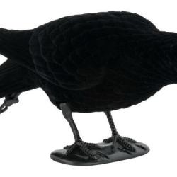 Forme de corbeau floqu&eacute;e mangeur