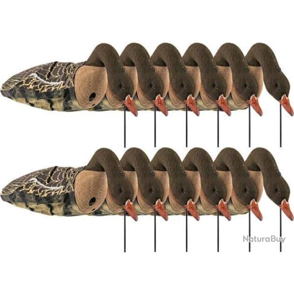 Forme manche � air FlockSox oie rieuse mangeuse x12