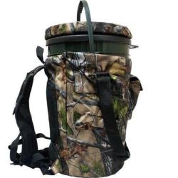 Seau-si&egrave;ge rotatif avec sac &agrave; dos Sillosocks