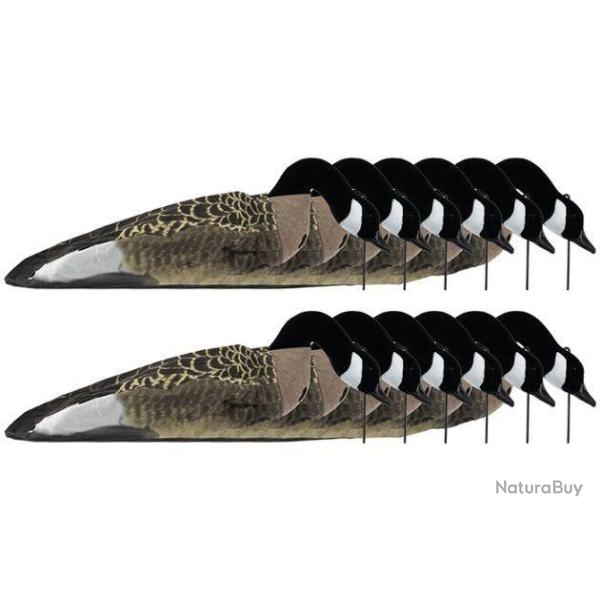 Forme manche � air FlockSox bernache du canada mangeuse x12