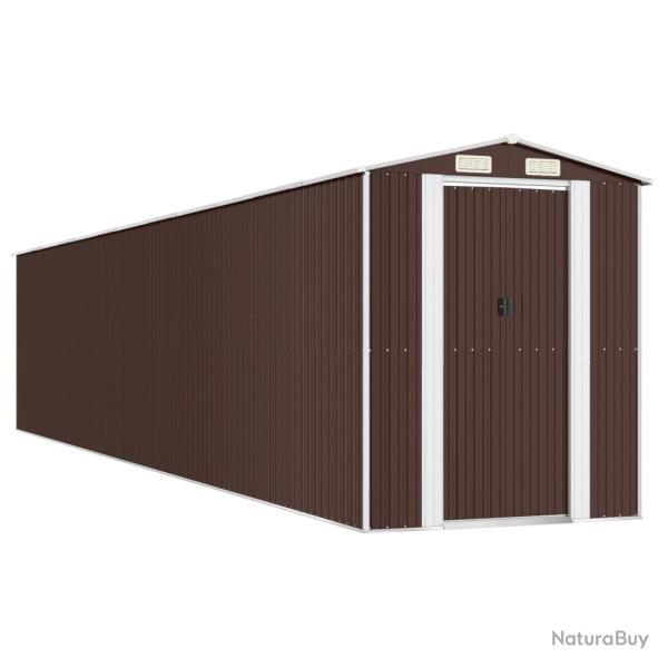 Abri de jardin cabane cabanon maison de stockage remise ext�rieur hangar outils robuste fonc� 192 x