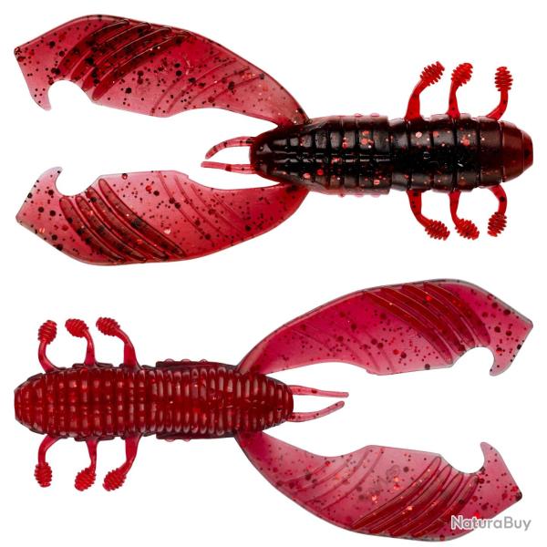 Leurre Souple Gunki Boogie Craw VIB 75 7,5cm 4,4g par 5 Dark Red