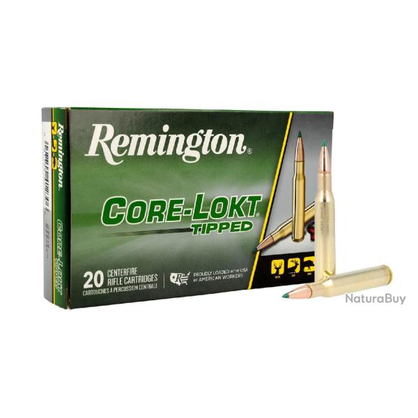 Munitions REMINGTON calibre 270 Win Core-Lokt Tipped 130gr - 8.4g x20