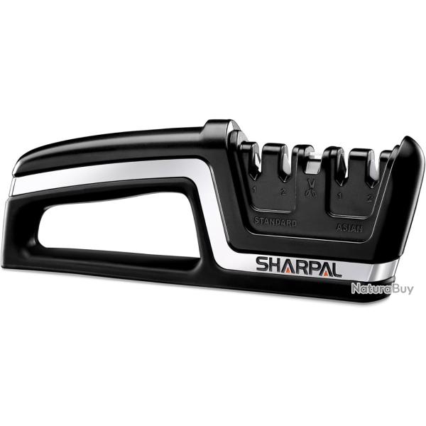 SHARPAL 104N Aiguiseur de couteaux de cuisine et aff�teur de ciseaux 5 en 1