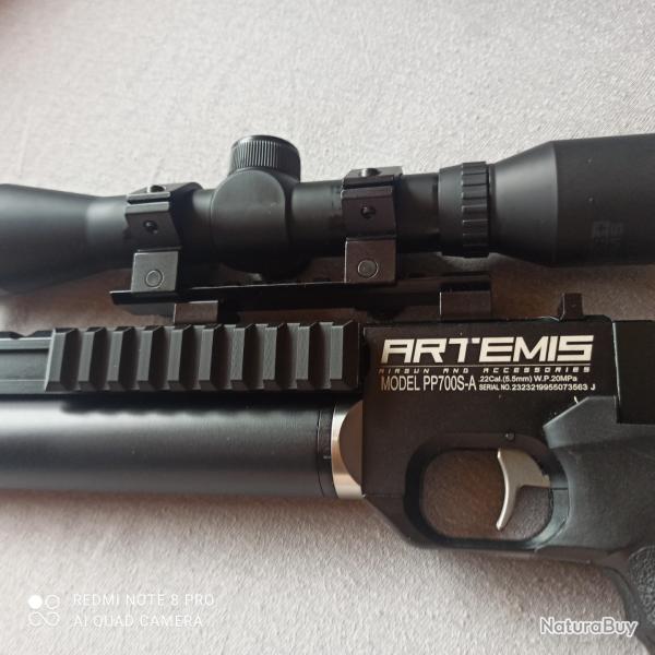 RAILS PICATINY pour ARTEMIS PP700S-A