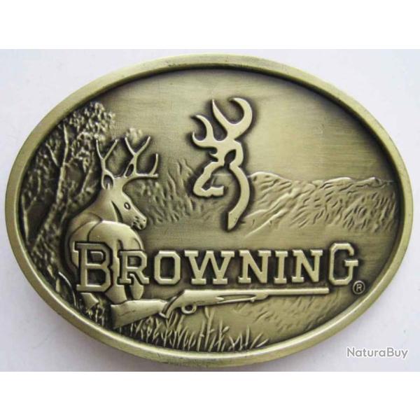 BOUCLE DE CEINTURE BROWNING - CHASSE - Ref.03