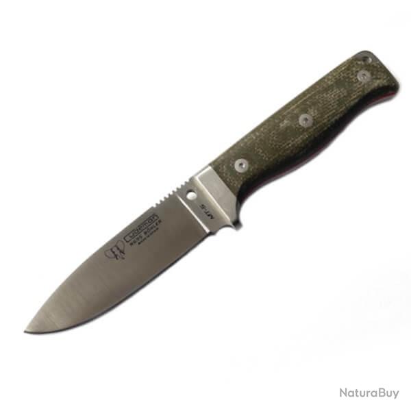 CUD120F couteau fixe de chasse Cudeman MT-5 micarta