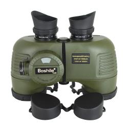 Jumelles Marines 7x50 HD BAK4 &Eacute;tanches Boussole T&eacute;l&eacute;m&egrave;tre Nautique Navigation Chasse Randonn&eacute;e Vert
