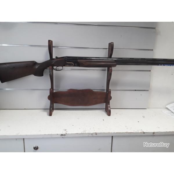 Fusil superpose Fair TRAP CARRERA IV DC431TR cal.12/76 bois can.76cm crosse reglable