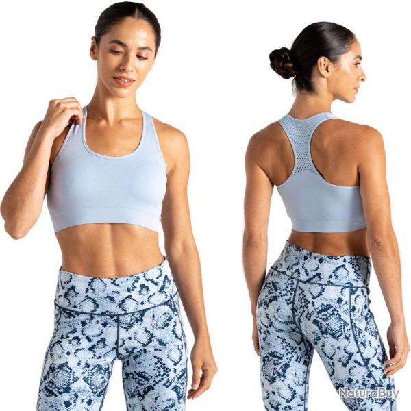 Brassi�re de sport Dare2b Don't Sweat It bleu ciel XS
