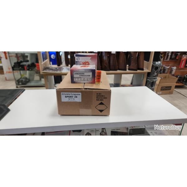 optrap! 4 cartons de 250 cartouches en 28gr Armurerie Eyraguaise 7 1/2