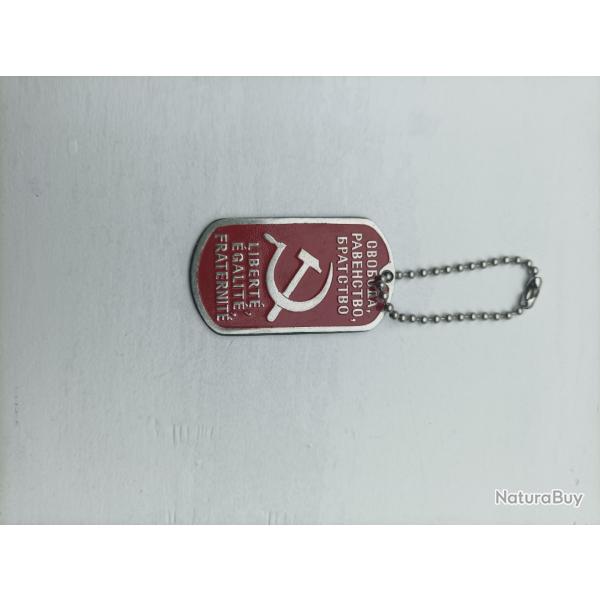 Plaque d'identit� sovi�tique/russe � �galit�, Libert�, Fraternit� �